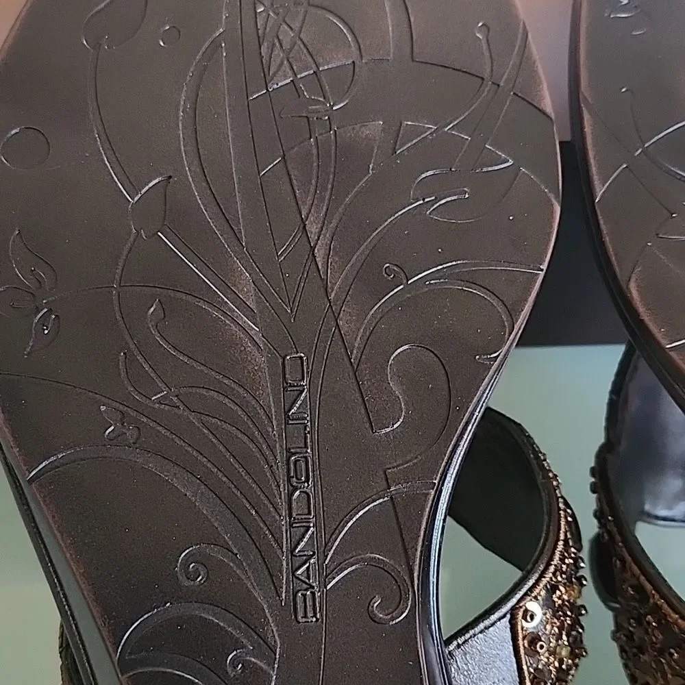 Bandolino Claribel Boho Chic Resort Wear Sandals Size 8.5